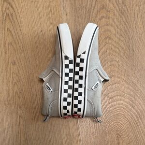 Vans Black and White Checkered Slip-On Shoes
